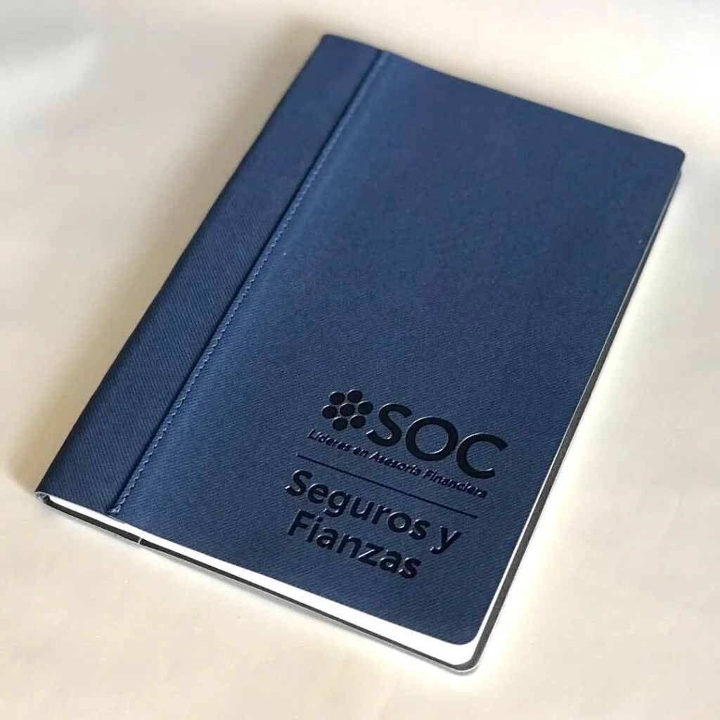 Libreta personalizada con grabado láser